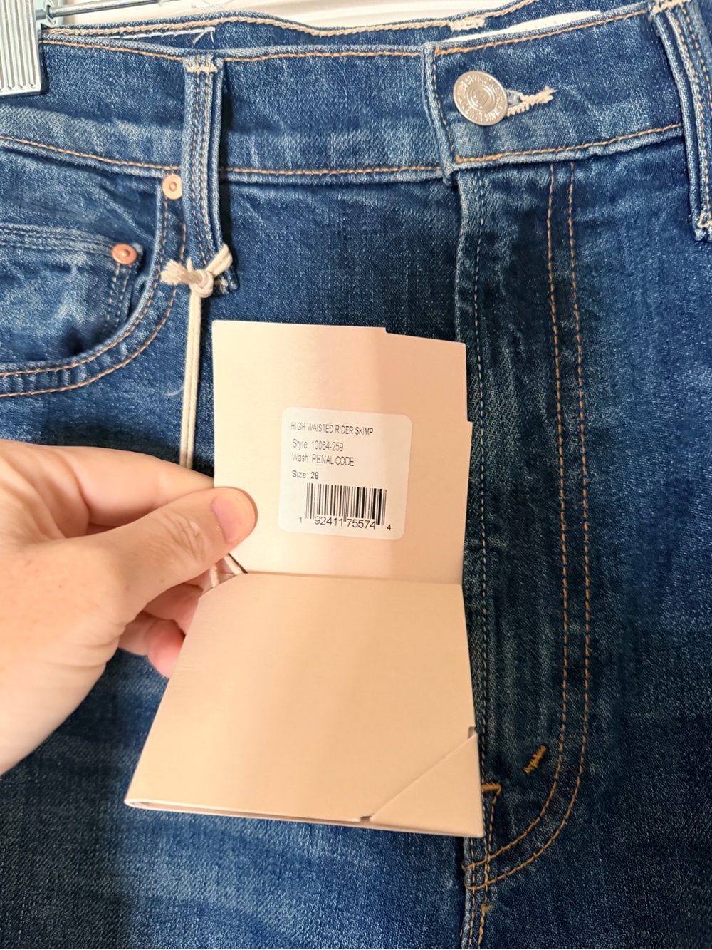 MOTHER - High Waisted Rider Skimp - Penal Code Sz 28 ✨NWT✨ - Picture 13 of 15